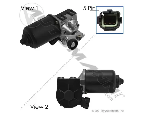 Freightliner FLD120 Wiper Motor, Windshield