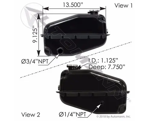 Cooling Assy. (Rad., Cond., ATAAC) FREIGHTLINER FL112 Frontier Truck Parts