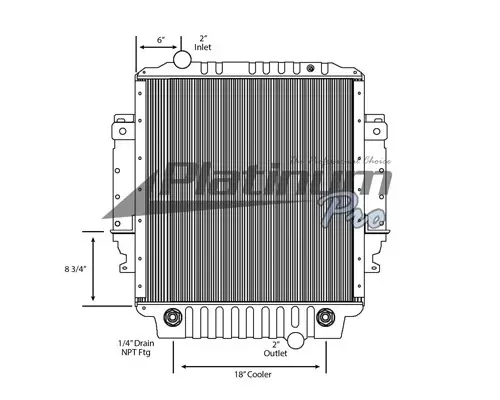 Radiator FREIGHTLINER FL60 LKQ Wholesale Truck Parts