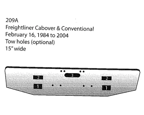Bumper Assembly, Front FREIGHTLINER FLC112 1985-2000 LKQ Heavy Truck - Tampa