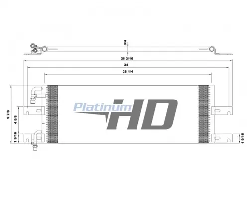 Air Conditioner Condenser FREIGHTLINER FLD120 Frontier Truck Parts