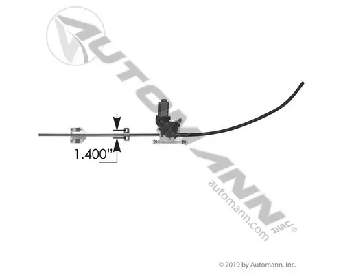 Door Window Regulator, Front Freightliner FLD120 Vander Haags Inc Sp