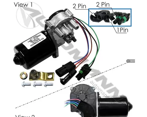 Wiper Motor, Windshield FREIGHTLINER FLD120 Frontier Truck Parts