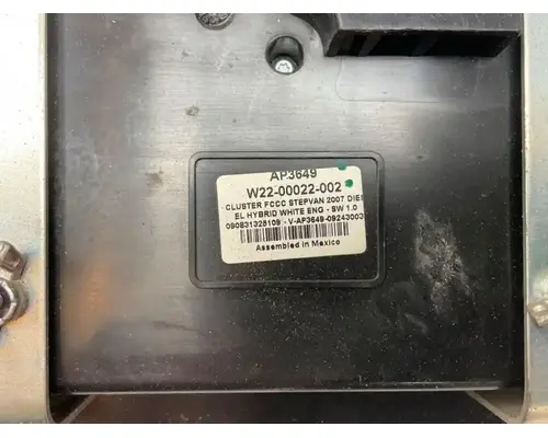 Freightliner M Line Walk-In Van Instrument Cluster