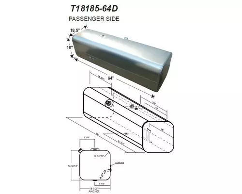 Fuel Tank FREIGHTLINER M2 106 2008-2024 LKQ Heavy Truck - Goodys