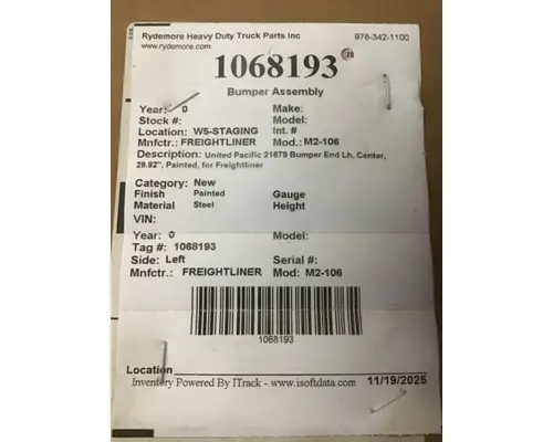 Bumper Assembly, Front FREIGHTLINER M2-106 Rydemore Heavy Duty Truck Parts Inc