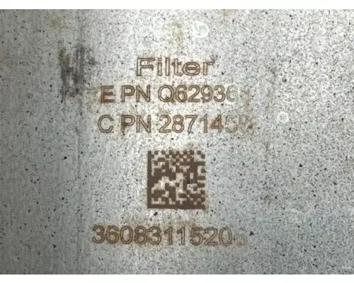 Freightliner M2 106 DPF (Diesel Particulate Filter)