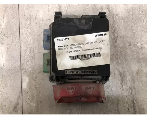 Freightliner M2 106 Fuse Box