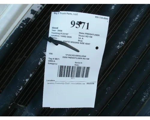 Hood FREIGHTLINER M2-106 Big 3 Truck Parts, LLC
