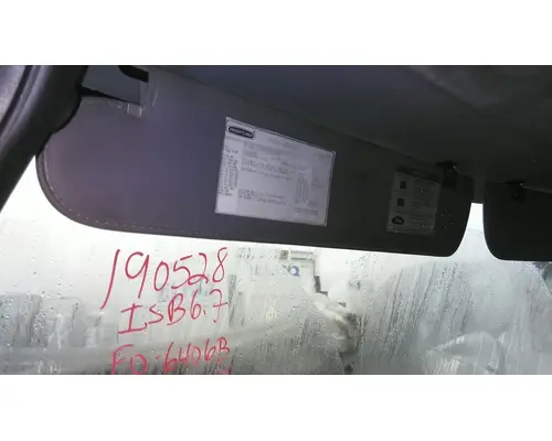 Interior Sun Visor FREIGHTLINER M2 106 LKQ Heavy Truck - Goodys