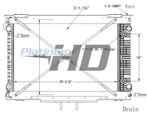 Radiator FREIGHTLINER M2 106 LKQ Western Truck Parts