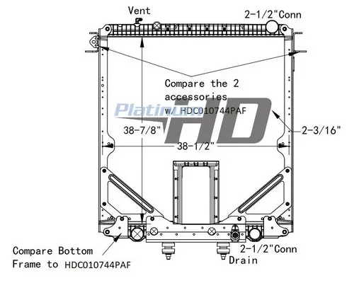 Radiator FREIGHTLINER M2 106 LKQ Western Truck Parts