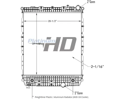 Radiator FREIGHTLINER M2 106 LKQ Geiger Truck Parts