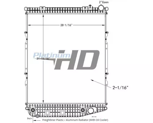 Radiator FREIGHTLINER M2 106 LKQ Geiger Truck Parts