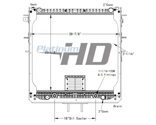 Radiator FREIGHTLINER M2 106 LKQ Heavy Truck - Goodys