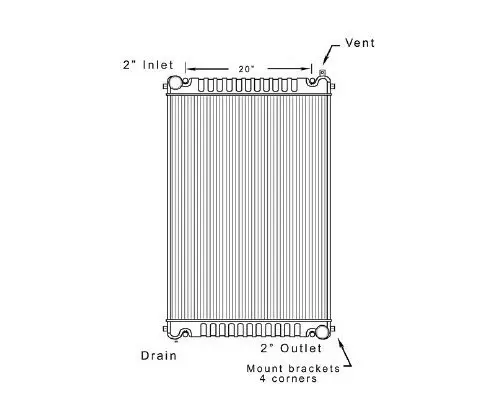 Radiator FREIGHTLINER M2 106 LKQ Heavy Truck - Goodys