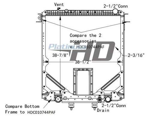 Radiator FREIGHTLINER M2 106 LKQ Plunks Truck Parts and Equipment - Jackson