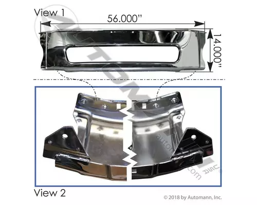Freightliner M2 112 Bumper Assembly, Front
