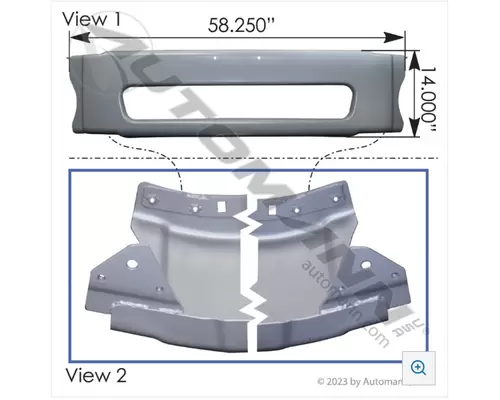 Freightliner M2 112 Bumper Assembly, Front