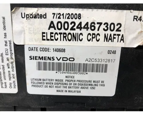 Freightliner M2 112 Electrical Misc. Parts