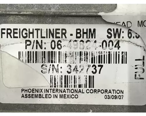 Freightliner M2 112 Electrical Misc. Parts