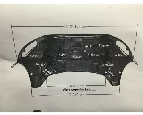 Freightliner M2 112 Hood