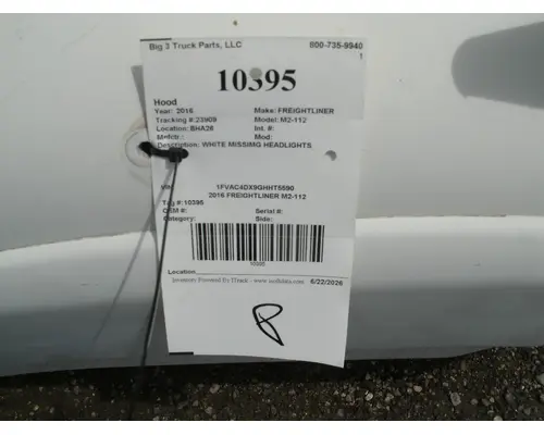 Hood FREIGHTLINER M2-112 Big 3 Truck Parts, LLC