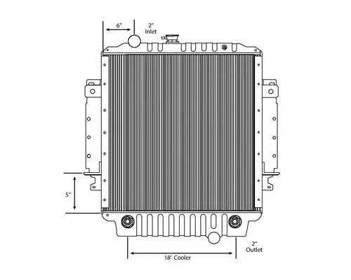 Radiator FREIGHTLINER MT35 LKQ Heavy Truck - Tampa
