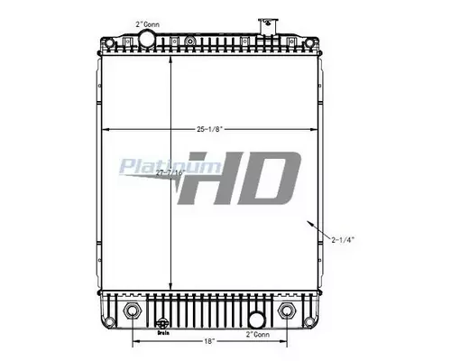Radiator FREIGHTLINER MT45 LKQ Evans Heavy Truck Parts