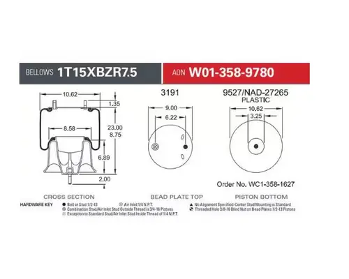 Air Spring FREIGHTLINER PHEONIX Hagerman Inc.