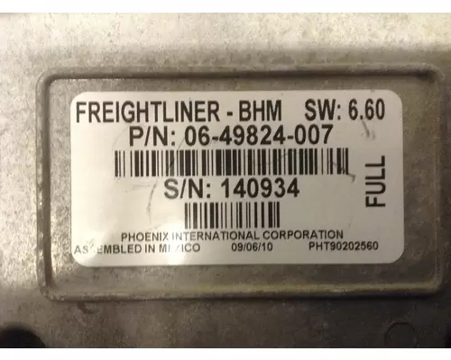 Freightliner  Electronic Chassis Control Modules