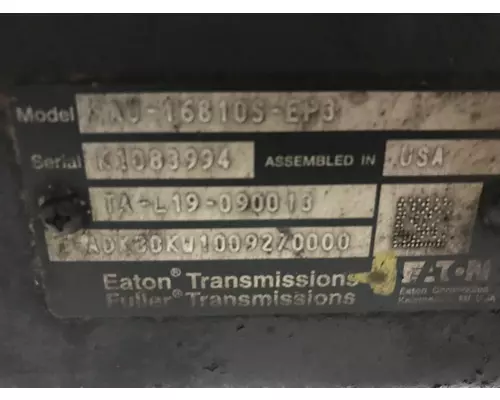 Fuller FAO16810S-EP3 Transmission