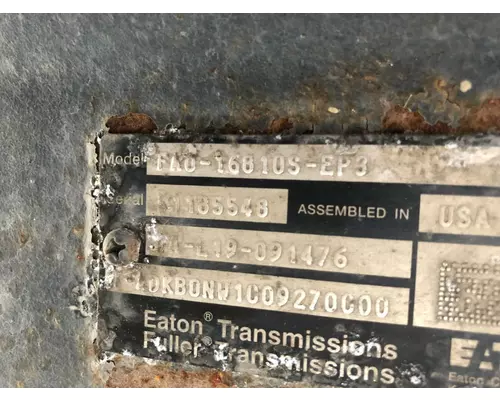 Fuller FAO16810S-EP3 Transmission