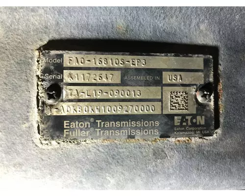 Fuller FAO16810S-EP3 Transmission