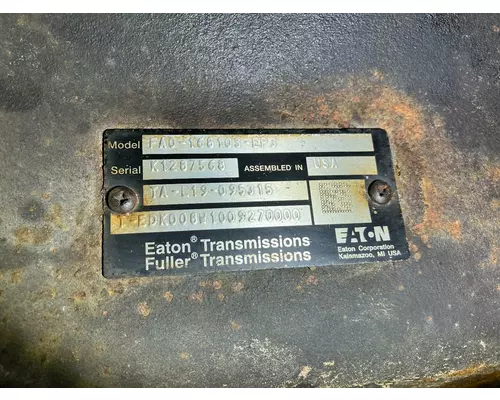 Fuller FAO16810S-EP3 Transmission