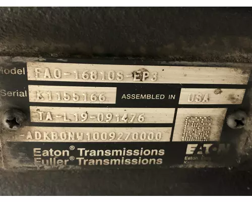 Fuller FAO16810S-EP3 Transmission