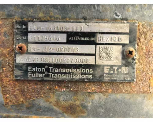 Fuller FAO16810S-EP3 Transmission