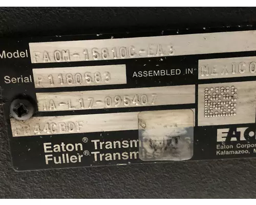 Fuller FAOM15810C-EA3 Transmission