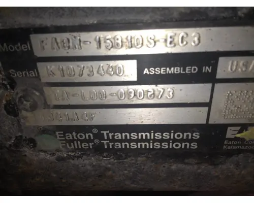 Fuller FAOM15810S-EC3 Transmission