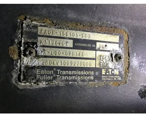 Fuller FAOM15810S-EC3 Transmission