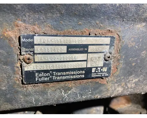 Fuller FAOM15810S-EC3 Transmission