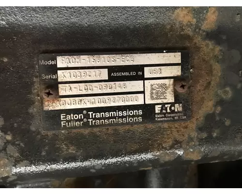 Fuller FAOM15810S-EC3 Transmission