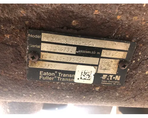 Fuller FAOM15810S-EC3 Transmission