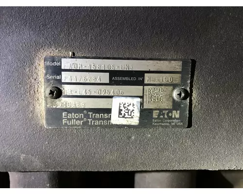 Fuller FAOM15810S-EN3 Transmission