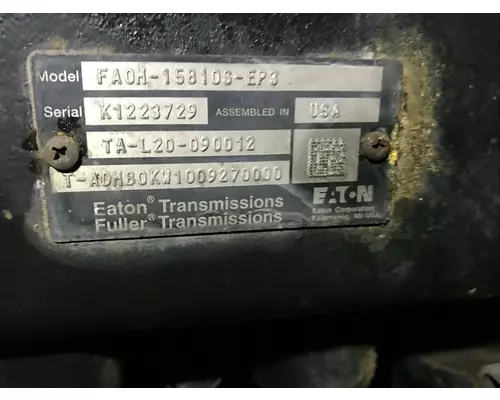 Fuller FAOM15810S-EP3 Transmission