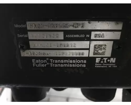 Fuller FAOM15810S-EP3 Transmission