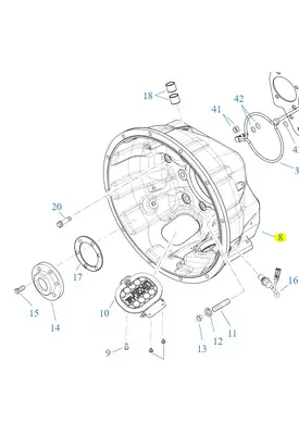 Fuller FO18E313A-MHP Clutch Housing