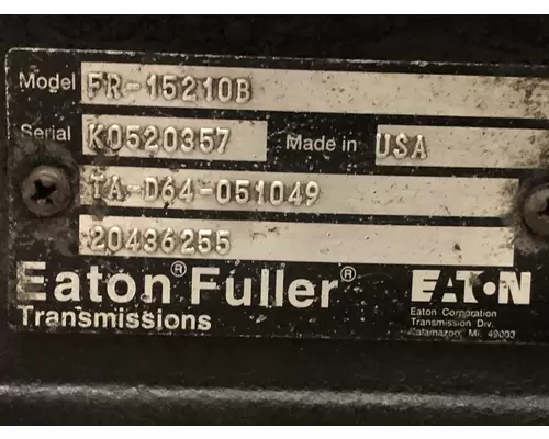 Fuller FR15210B Transmission