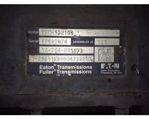 Fuller FRM15210B Transmission