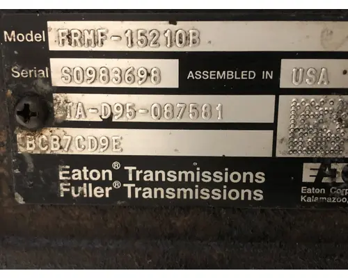 Fuller FRMF15210B Transmission